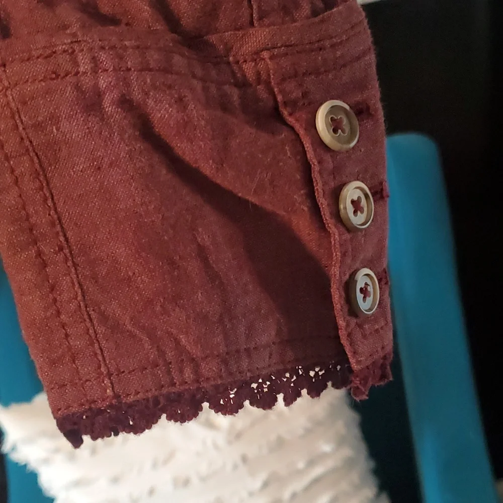 Vintage early 2000's FP Croped ruffle jacket xs - Picture 7 of 12